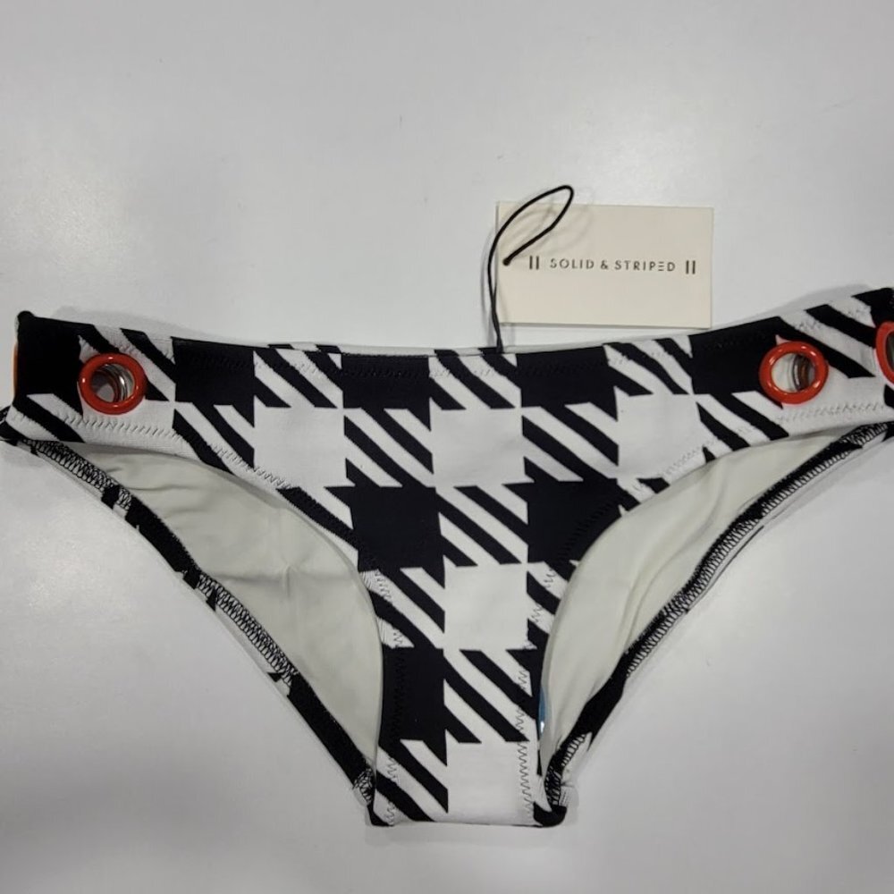 Solid & Striped The Elle Bikini Bottom Eyelet Size XS